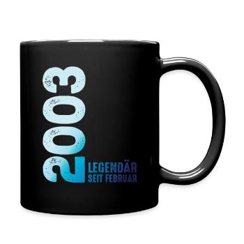 Limited Edition February 2003 Legendär Seit - Tasse einfarbig - Schwarz - Rechts