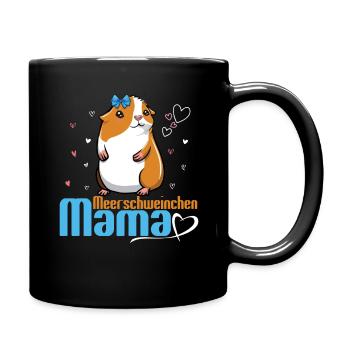Maman cochon d’Inde aimante et douce - Mug uni - noir - Droite