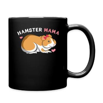 Hamster Mom Lover Design - Full Colour Mug - black - Right