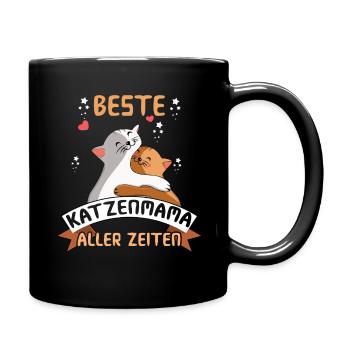 La meilleure maman chat de tous les temps câlin affectueux - Mug uni - noir - Droite