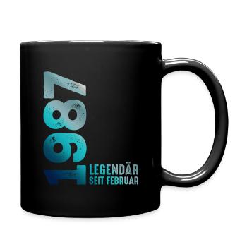 Limited Edition February 1987 Legendär Seit - Tasse einfarbig - Schwarz - Rechts