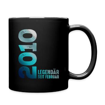 Limited Edition February 2010 Legendär Seit - Tasse einfarbig - Schwarz - Rechts