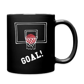 Basketball Goal - Full Colour Mug - black - Right