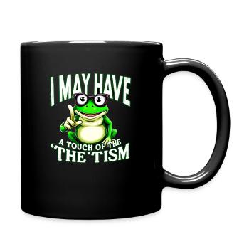 Je peux avoir une touche de tshirt tism - Mug uni - noir - Droite