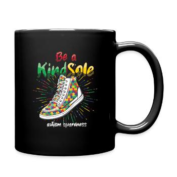 Be a Kind Soul Autism Awareness - Full Colour Mug - black - Right