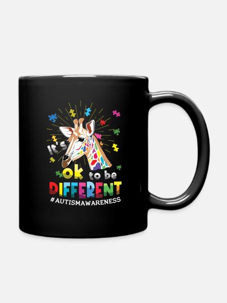 Autismus: It's Ok To Be Different - Tasse einfarbig - Schwarz