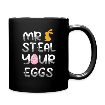 Pâques, M. Steal Your Eggs - Mug uni - noir - Droite