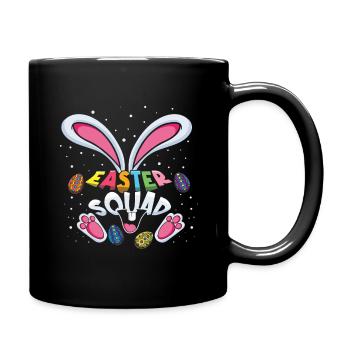 Easter Bunny Squad Easter Eggs Fun - Full Colour Mug - black - Right