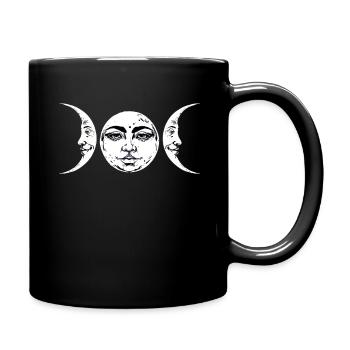 Ostara Moon Phases Mystic Design - Full Colour Mug - black - Right