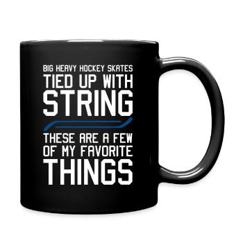 Hockey Skates Favorite Things - Full Colour Mug - black - Right
