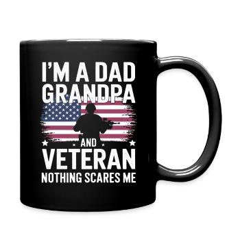 Soldat militaire vétéran - Mug uni - noir - Droite
