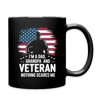 Soldat militaire vétéran - Mug uni - noir - Droite