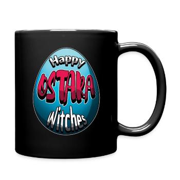 Happy Ostara Witches Happy Ostara Egg - Full Colour Mug - black - Right