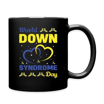 Héros de la Journée mondiale de la trisomie 21 - Mug uni - noir - Droite