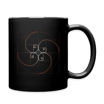 Explore Artful Geometry for Pi Tag - Full Colour Mug - black - Right
