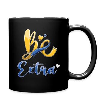 Soyez très conscient du syndrome de Down - Mug uni - noir - Droite