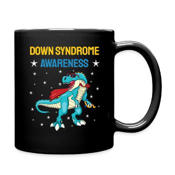 Conscience du syndrome de Down - Mug uni - noir - Droite