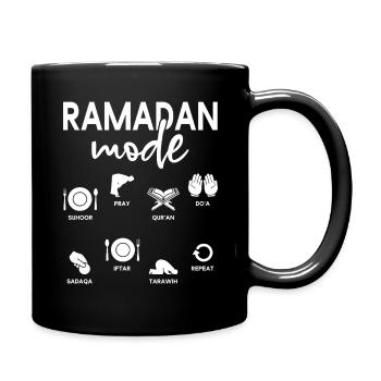 Ramadan Modus Eid Mubarak Suhoor Pray Do’a - Mug uni - noir - Droite