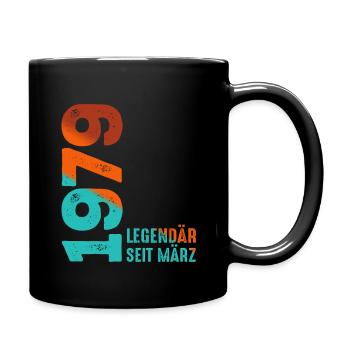 Légendaire depuis mars 1979 Mars 1979 Anniversaire 1979 - Mug uni - noir - Droite