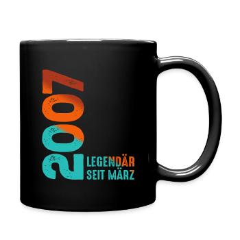 Légendaire Depuis Mars 2007 Mars 2007 Anniversaire 2007 - Mug uni - noir - Droite