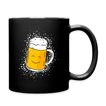 Happy Beer Day - Full Colour Mug - black - Right
