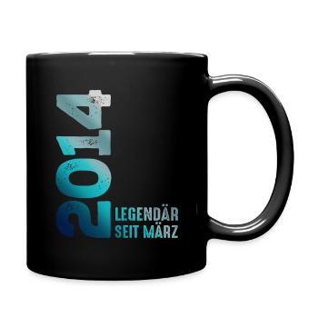 Légendaire Depuis Mars 2014 Mars 2014 Anniversaire 2014 - Mug uni - noir - Droite