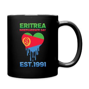 Eritrea Unabhängigkeitstag Est. 1991 - Tasse einfarbig - Schwarz - Rechts