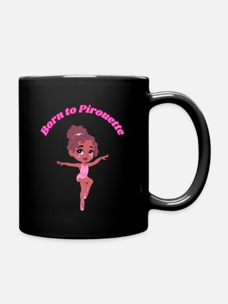 Born to Pirouette - Tasse einfarbig - Schwarz
