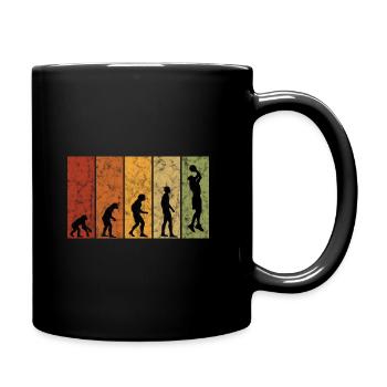 Basketteur basketteur - Mug uni - noir - Droite