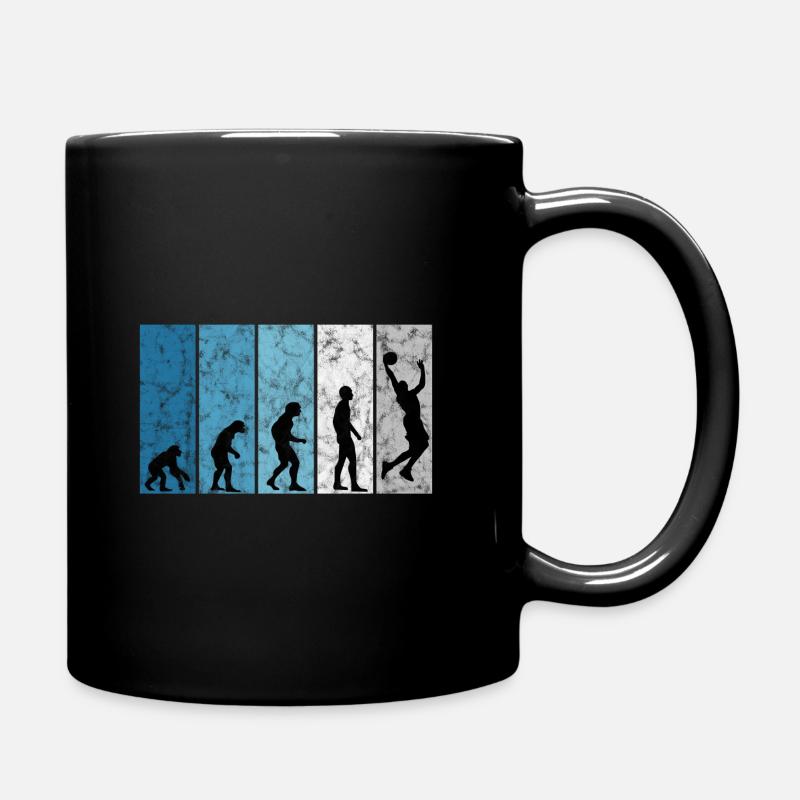 Basket basket-ball rétro - Mug uni - noir