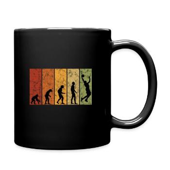 Basket basket basketteur basketteur - Mug uni - noir - Droite