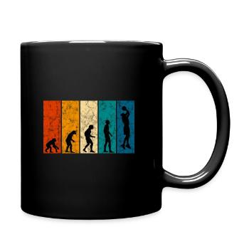 Basketball Retro Basketball Player Basketball Player - Full Colour Mug - black - Right