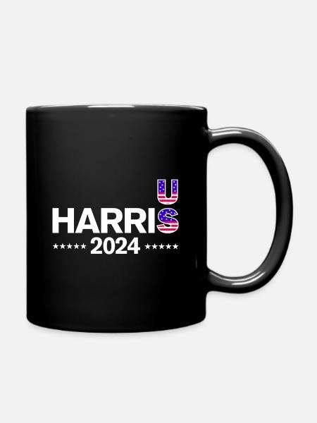US Elections 2024 - Full Colour Mug - black