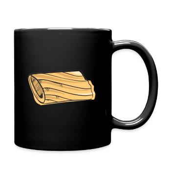 Pasta Nudeln Italienisch Teigware - Tasse einfarbig - Schwarz - Rechts