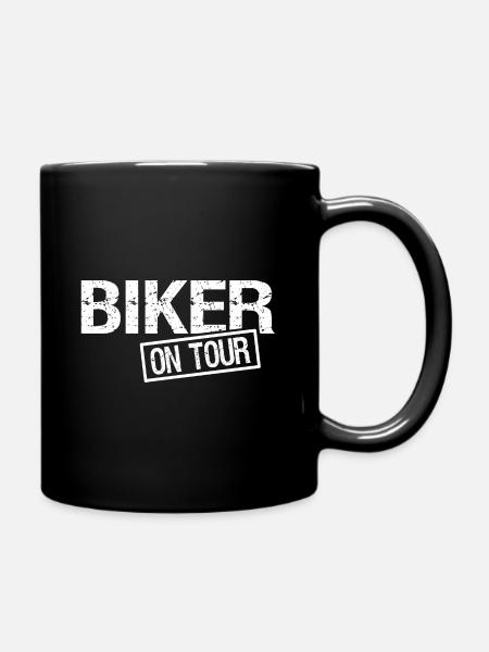 Biker on Tour - Mug uni - noir