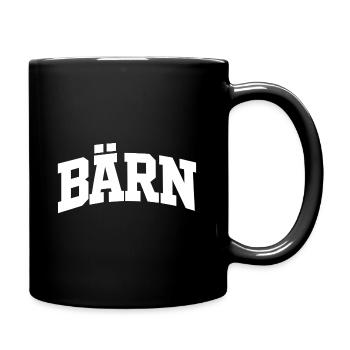 BÄRN Schriftzug - Tasse einfarbig - Schwarz - Rechts