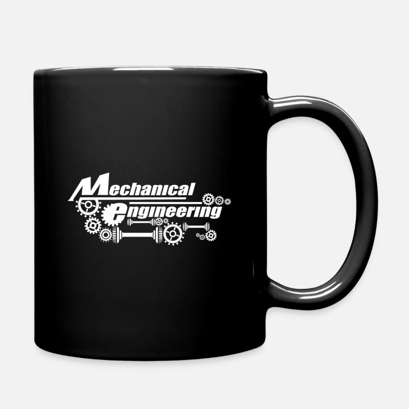 Mechanical Engineering - Tasse einfarbig - Schwarz