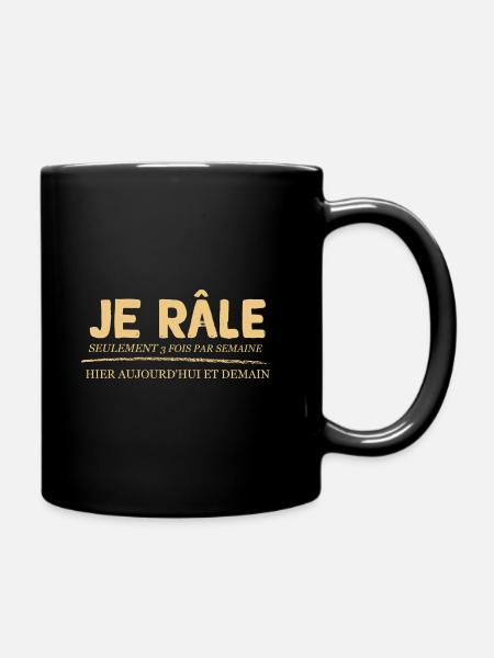 Râleur de la Semaine humour homme - Mug uni - noir