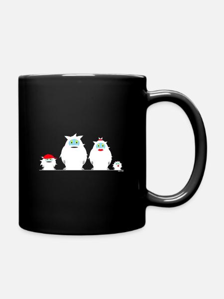 Yéti | Personnages | Famille - Mug uni - noir