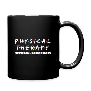 Physiotherapy Saying Therapist Gift Idea - Full Colour Mug - black - Right