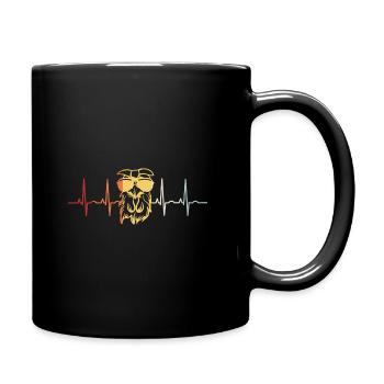 Poules poules poules poules - Mug uni - noir - Droite