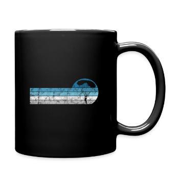 Fallschirmspringer Fallschirm Fallschirmspringen - Tasse einfarbig - Schwarz - Rechts