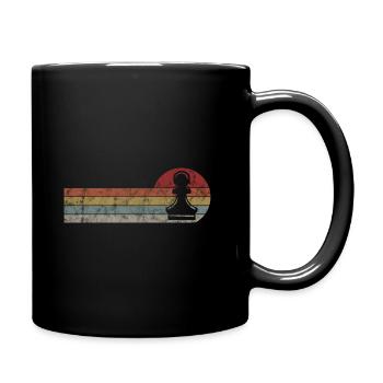 Échecs de jeu rétro échecs échecs mat - Mug uni - noir - Droite