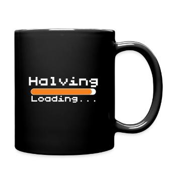 Bitcoin Halving Loading - Full Colour Mug - black - Right