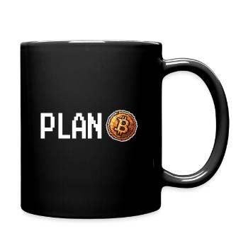 Plan B retro Bitcoin - Full Colour Mug - black - Right