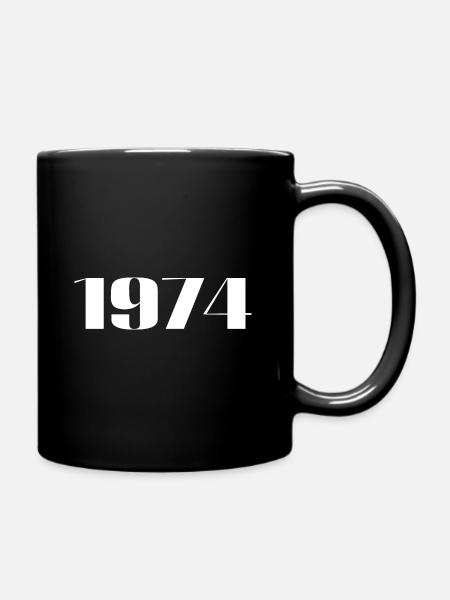 1974 - Cadeau né en 1974 - Mug uni - noir