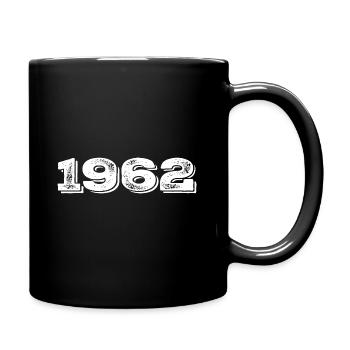 Geburtstagsgeschenk 1962 - 1962 - Tasse einfarbig - Schwarz - Rechts