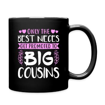Seules les meilleures pièces sont promues aux grands cousins - Mug uni - noir - Droite