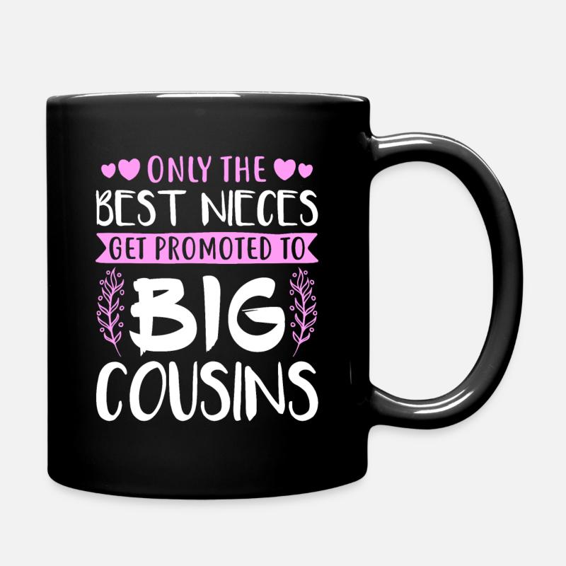 Seules les meilleures pièces sont promues aux grands cousins - Mug uni - noir