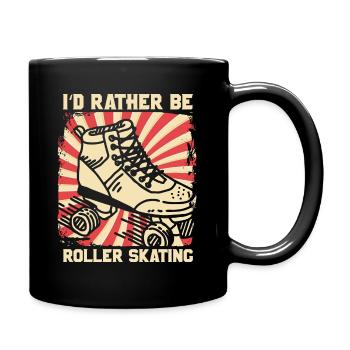 roller skating - Full Colour Mug - black - Right